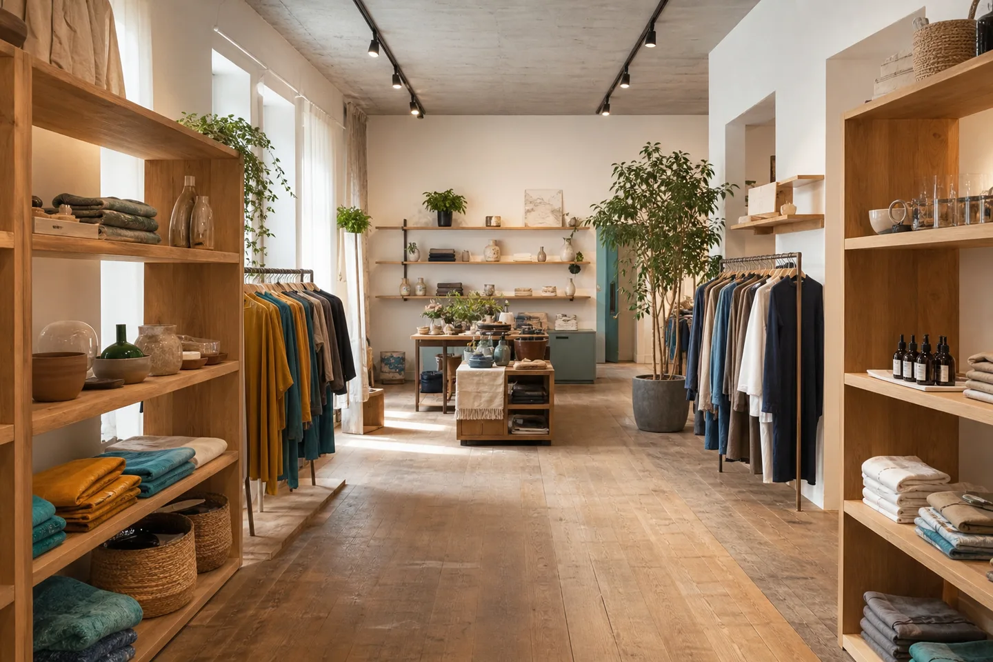 Moderner, einladender Showroom